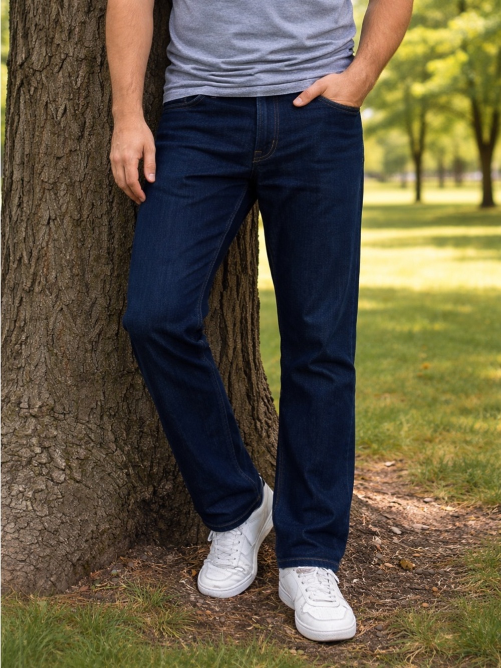DUER Men’s Jeans L2X Athletic Straight 36x30 Relaxed Fit Straight Performance